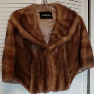 Jacobson's Real Fur Shrug size 10-12